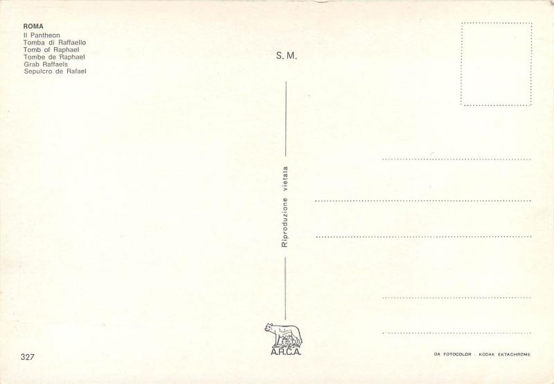 Italy Roma Tomb of Raphael