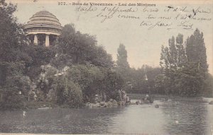 France Vincennes Lac de Minimes 1903