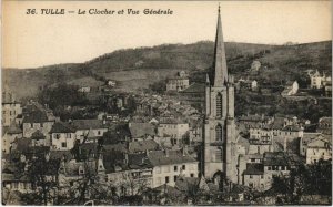 CPA Tulle Le Clocher et Vue Generale FRANCE (1051456)