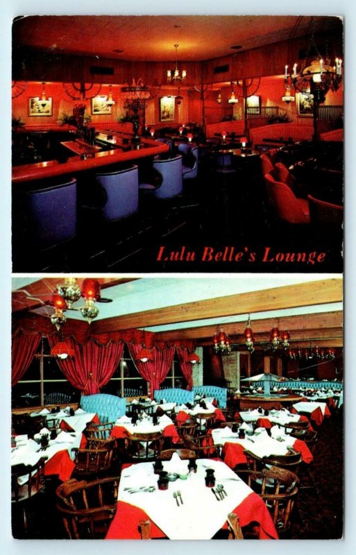 HILLSIDE, IL Illinois Richard's LILAC LODGE & LOUNGE c1960s Postcard