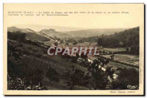 Postcard Old Marcigny S and L La Vallee Semur a most beautiful of the region ...
