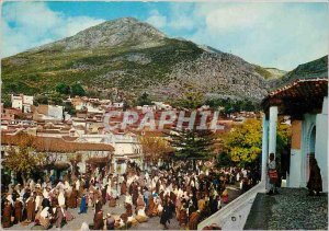 Postcard Modern Chaouen market place