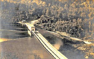 Ripogenus Dam ME View 700' Long 65' High 46' Wide Real Photo Postcard 17