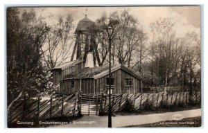 RPPC GOTEBORG, Sweden ~ View of a SAWMILL Slotsskogen c1930s Postcard