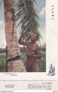 Native man hunting lizard, Rota Island, Saipan, 10s-30s