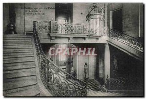 Old Postcard Special Collection of Compiegne Staircase of Honor Palace