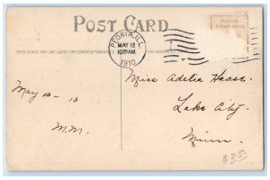 1910 Young Women's Christian Association Exterior View Peoria Illinois Postcard