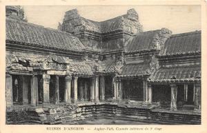 BF35673 angkor vath courette interieure ruines d angkor Cambodia front/back scan