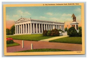 Vintage 1940's Postcard The Parthenon Centennial Park Nashville Tennessee