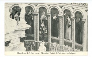 Canada - QC, Montreal. Chapelle du T.S. Sacrament, Eucharistic Saints Gallery