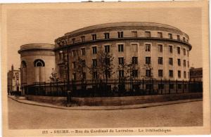 CPA REIMS - Rue du Cardinal de Lorraine - La Bibliotheque (742966)