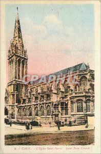 'Old Postcard Caen St. Peter''s Church'