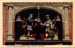 Michigan Dearborn Greenfield Village Gog and Magog Curteich