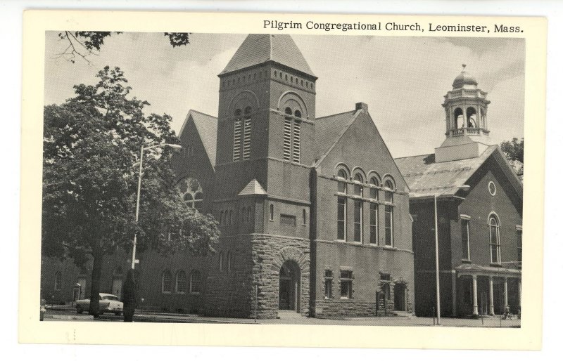 MA - Leominster. Pilgrim Congregational Church, 1950's