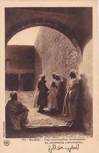 Morocco Maroc An Interesting Conversation 1920s-30s