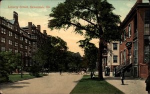 Savannah Georgia GA Fire Station Horse Wagon 1900s-10s Postcard