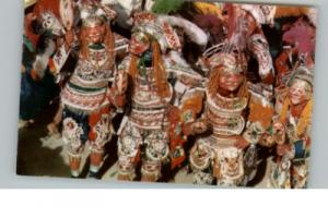GUATEMALA Natives in Conquest Dance Old Postcard