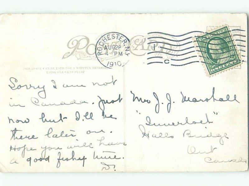 1910 LARGE ANTIQUE GERMAN BEER STEIN ON POSTCARD AC4228