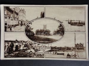 Essex: Brightlingsea 5 Image Multiview - Old Postcard by M.& R.C.