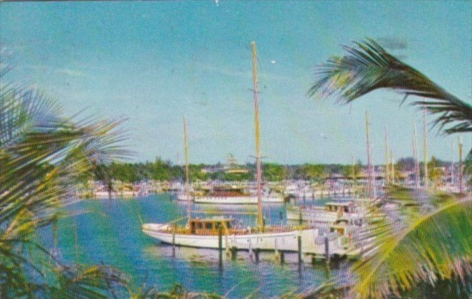 Florida Fort Lauderdale Bahia Mar Yacht Basin 1957