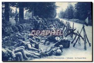 Postcard Former Army Major Infantry Maneuvers Big Stop