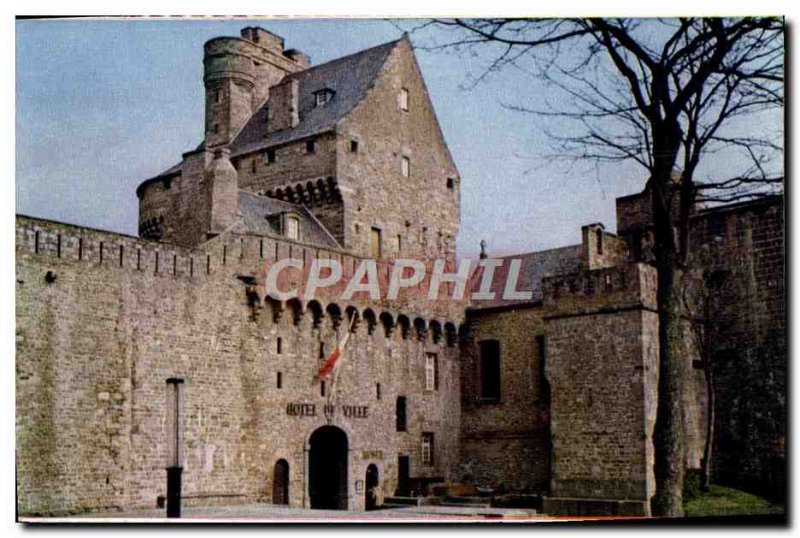 Modern Postcard Saint Malo Great dungeon and castle