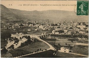 CPA MILLAU - Vue générale et jonction du tarn et la dourbie (148103)