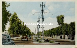 iraq, BAGHDAD BAGDAD, Saadoun Street, Cars (1957) Postcard