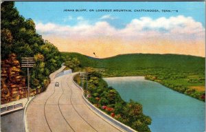 Jonas Bluff on Lookout Mountain Chattanooga TN Postcard PC123