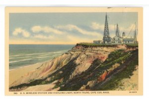 MA -  Cape Cod, North Truro. Highland Lighthouse & US Wireless Station