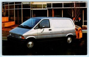 Car Advertising 1980s? FORD AEROSTAR VAN Commercial Transportation Postcard