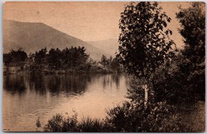 Green Mountain Edition Lake Shaftsbury & Taconic Range Vermont Vintage Postcard