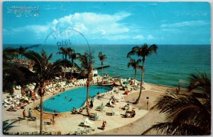 1975 Tropical Southern Coast Florida FL Palms Sandy Beaches Posted Postcard