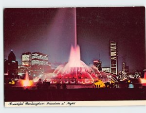 M-113045 Buckingham Fountain at Night Chicago Illinois