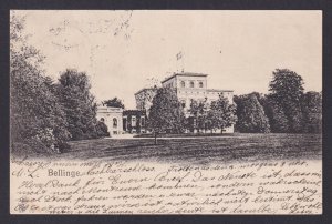 Vintage postcard Bellinge Manor Sweden Skane herrgard estate castle