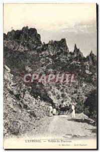 Old Postcard L'Esterel Vallee du Perthus Caleche