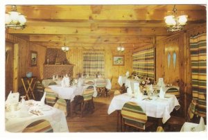 Dining Room, Hotel Castel de la Mer, Pointe au Pic, Quebec, Vintage Postcard