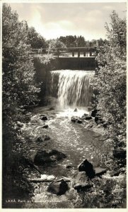 Sweden Laxa Lassana Vattenfall Laxå RPPC  06.59