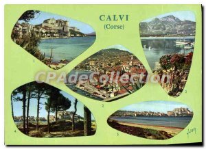 Postcard Modern Calvi The Navy and The Citadel