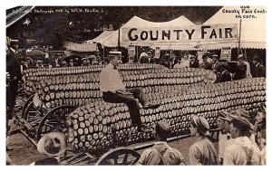 Exzaggeration , Giant Corn, Country Fair , RPPC
