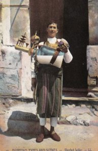 Egypt Marchand de Sorbets Typical Sherbet Seller sk2149a