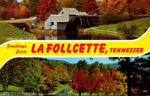 Greetings From La Folcette Tennessee Split View