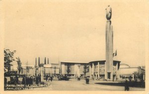 Post card Belgium Bruxelles 1935 Exposition Pavillon de Paris