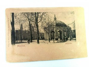Vintage Postcard Munchen Hofgarten Center of Munich, Germany