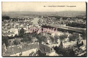 Old Postcard Castle Thierry General view