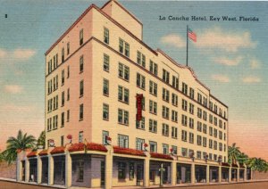 Key West FL Florida Hotel Postcard Vintage