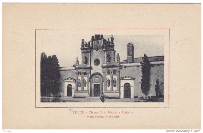 LECCE ,  Italy , 1900-10s ; Chiesa S.S. Nicolo e Cataldo