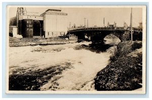 c1910's Spokane WA, Bridge Centennial Mill Co. RPPC Photo Antique Postcard 