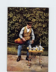 Postcard Water Seller, Sicilian Costumes, Italy