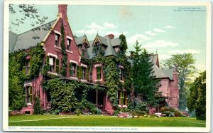 M-3136 Pres Seelye's Residence & Hillyer Art Gallery Smith College Northampto...